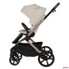 Adamex Como 4in1 premium multifunkciós babakocsi összecsukható mózeskosárral (Römer hordozóval,isofix bázistalppal) - Natura beige