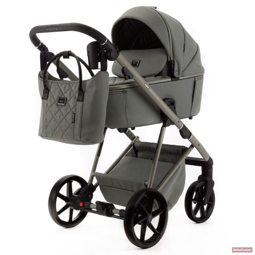 Adamex Delta Natura Premium babakocsi 2in1 (színazonos babahordozó vásárolható hozzá) - SALVIA