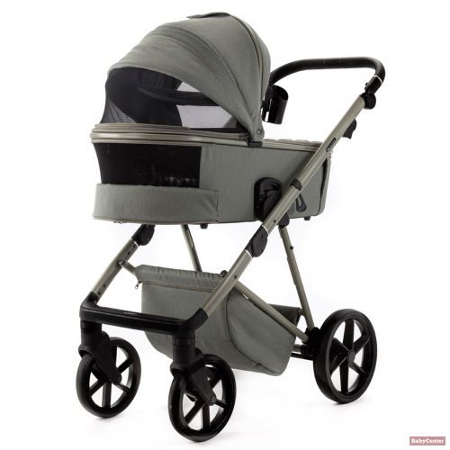 Adamex Delta Natura Premium babakocsi 2in1 (színazonos babahordozó vásárolható hozzá) - SALVIA
