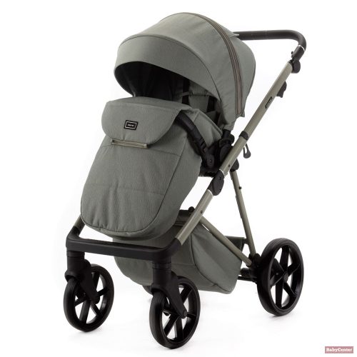 Adamex Delta Natura Premium babakocsi 2in1 (színazonos babahordozó vásárolható hozzá) - SALVIA