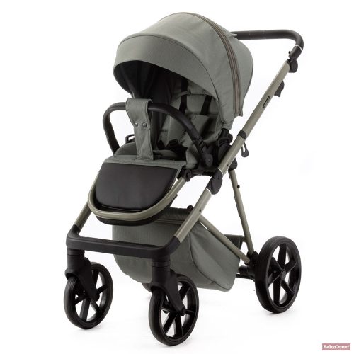 Adamex Delta Natura Premium babakocsi 2in1 (színazonos babahordozó vásárolható hozzá) - SALVIA