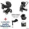Adamex Belissa Premium multifunkciós babakocsi 3in1 Dark grey&silver /PS-595/