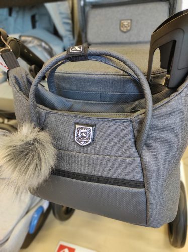 Adamex Belissa Premium multifunkciós babakocsi 3in1 Dark grey&silver /PS-595/