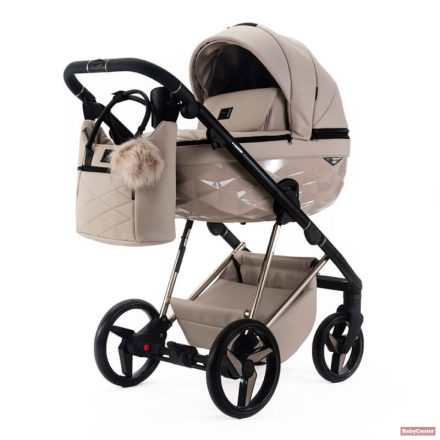 Adamex Quantum Star Premium babakocsi 2in1 (színazonos babahordozó vásárolható hozzá) - Beige