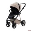 Adamex Quantum Star Premium babakocsi 4in1 szettben (Römer Safe PRO dönthető hordozóval és forgatható bázistalppal) - Beige Leather 