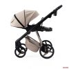 Adamex Quantum Star Premium babakocsi 4in1 szettben (Römer Safe PRO dönthető hordozóval és forgatható bázistalppal) - Beige Leather 