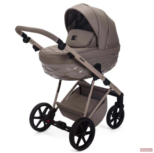 Adamex Quantum Star Premium babakocsi 2in1 - Cappuccino Leather (Opcionális Adamex és Römer hordozó+bázistalp szettben)
