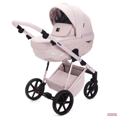 Adamex Quantum Star Premium babakocsi 4in1 szettben (Römer Safe PRO dönthető hordozóval és forgatható bázistalppal) - Rose Leather