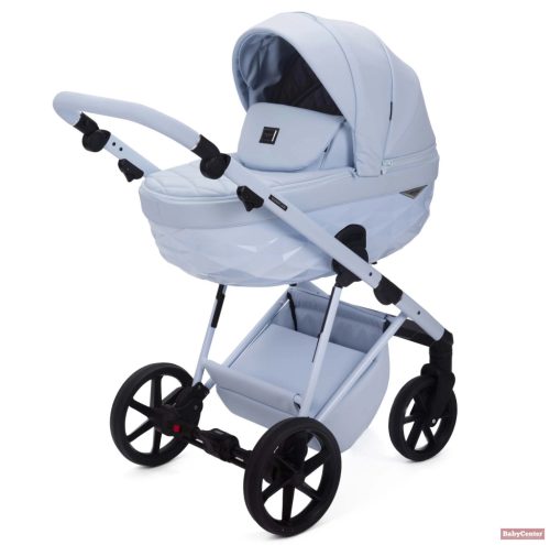 Adamex Quantum Star Premium babakocsi 2in1 - Sky Leather (Opcionális Adamex és Römer hordozó+bázistalp szettben)