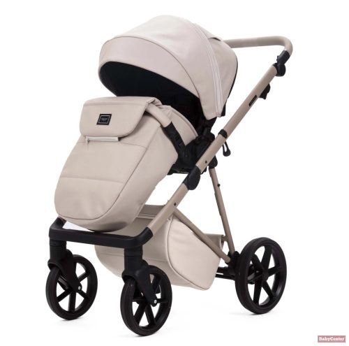 Adamex Quantum Star Premium babakocsi 2in1 - Vanilla Leather (Opcionális Adamex és Römer hordozó+bázistalp szettben)
