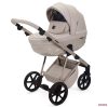 Adamex Quantum Star Premium babakocsi 4in1 szettben (Römer Safe PRO dönthető hordozóval és forgatható bázistalppal) - Vanilla Leather