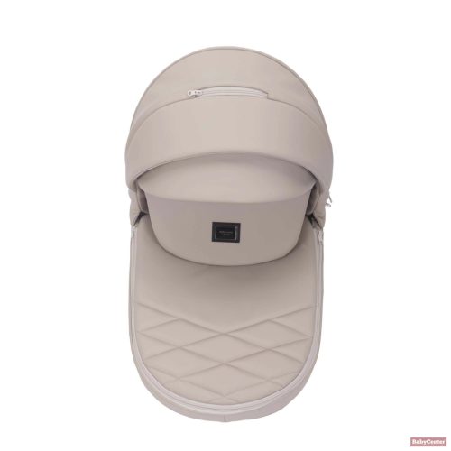 Adamex Quantum Star Premium babakocsi 4in1 szettben (Römer Safe PRO dönthető hordozóval és forgatható bázistalppal) - Vanilla Leather