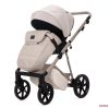 Adamex Quantum Star Premium babakocsi 4in1 szettben (Römer Safe PRO dönthető hordozóval és forgatható bázistalppal) - Vanilla Leather
