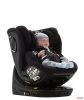 ADAMEX REV I-SIZE 360 FORGATHATÓ GYERMEKÜLÉS ÚJSZÜLÖTT KORTÓL (40-150CM) TÁMASZTÓLÁB - BLACK