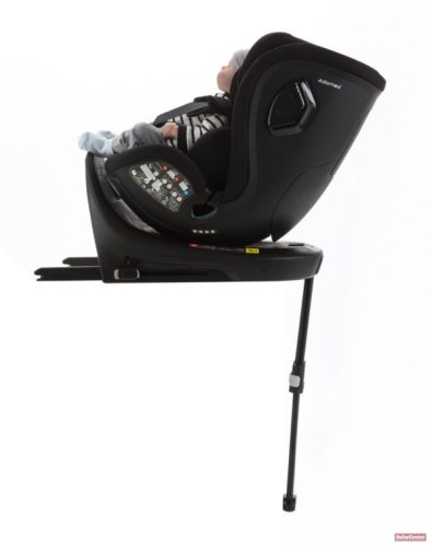 ADAMEX REV I-SIZE 360 FORGATHATÓ GYERMEKÜLÉS ÚJSZÜLÖTT KORTÓL (40-150CM) TÁMASZTÓLÁB - BLACK