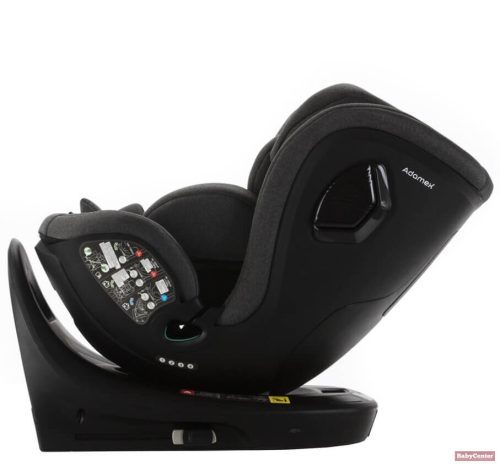 ADAMEX REV I-SIZE 360 FORGATHATÓ GYERMEKÜLÉS ÚJSZÜLÖTT KORTÓL (40-150CM) TÁMASZTÓLÁB - GREY