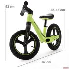 Adamex Rocket futóbicikli felfújható kerekekkel - green