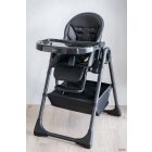 Adamex YUNO Premium dönthető etetőszék-textilbőr /black/