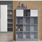 Faktum Alda Selyemszürke 2 osztású szekrény