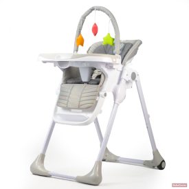   Asalvo Manet duplatálcás dönthető etetőszék játékhíddal - dandelion