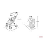 AVOVA City Ranger prémium sportbabakocsi -  Dolphin Grey