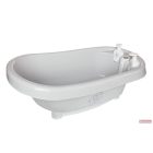 Bébé-jou Click vízleeresztős termo babakád,hőmérővel, 2db adagolóval - Ollie grey