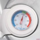 Bébé-jou Click vízleeresztős termo babakád,hőmérővel, 2db adagolóval - Ollie grey