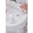 Bébé-jou Click vízleeresztős termo babakád,hőmérővel, 2db adagolóval - Ollie grey