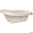 Bébé-jou Click vízleeresztős termo babakád,hőmérővel, 2db adagolóval - Taupe
