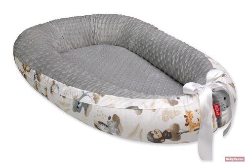 Babafészek - minky bézs maci