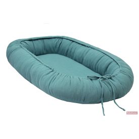 Muszlin Babafészek - zöld