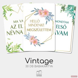 Babakártya | Vintage | 30 db