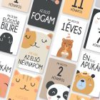 Babakártya | Minimál állatkák | 30 db