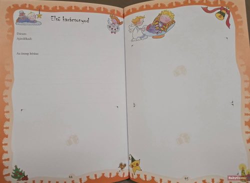 Babakönyv, babanapló /rózsa/