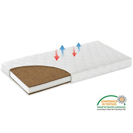 BC Komfort matrac 80x180x12cm Kókusz-hab-kókusz microszálas huzattal