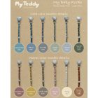 My Teddy szilikon cumilánc és rágóka egyben /mustard/