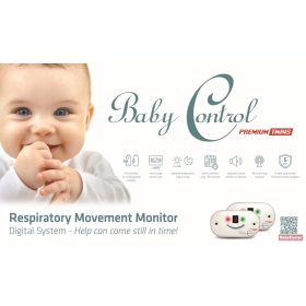   Baby Control Premium Twins légzésfigyelő készülék (2db lapos)