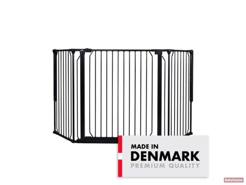  Baby Dan CombiFit M Univerzális térkorlát, fekete 90cm - 146cm