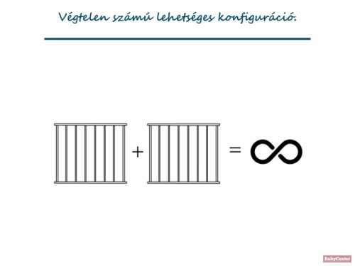  Baby Dan CombiFit M Univerzális térkorlát, fekete 90cm - 146cm