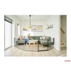 Baby Dan CombiFit XL Univerzális térkorlát, fekete 90cm - 278cm