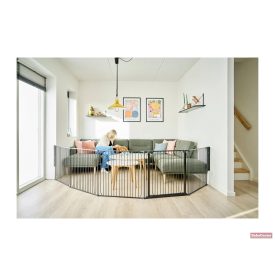   Baby Dan CombiFit XL Univerzális térkorlát, fekete 90cm - 278cm