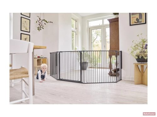 Baby Dan CombiFit XL Univerzális térkorlát, fekete 90cm - 278cm