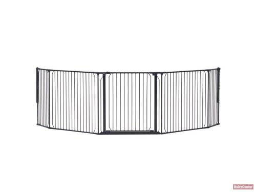 Baby Dan CombiFit XL Univerzális térkorlát, fekete 90cm - 278cm