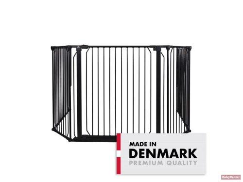 Baby Dan CombiFit XL Univerzális térkorlát, fekete 90cm - 278cm