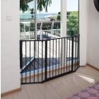 Baby Dan Supreme Olaf térkorlát 90 - 140 cm fekete