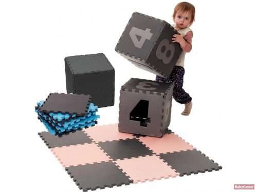 Baby Dan Puzzle habszivacs játszószőnyeg 90x90 cm (9db) GREEN