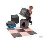 Baby Dan Puzzle habszivacs játszószőnyeg 90x90cm (9db) GREY