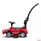 Baby Mix bébitaxi zenélő, szülőkormányos - piros tűzoltó
