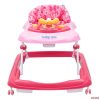 Baby Mix bébikomp kormánykerékkel,szilikon kerekekkel (pink)