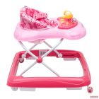 Baby Mix bébikomp kormánykerékkel,szilikon kerekekkel (pink)